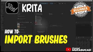 Krita How To Import Brushes