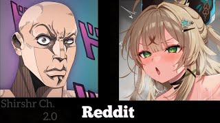 ANIME vs REDDIT (The Rock Reaction Meme) | GENSHIN IMPACT part 41