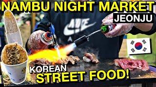 Unique Korean Street Foods to Try | Nambu Night Market, Jeonju South Korea