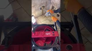 P-Trap Toilet Unblocked in Seconds! Milwaukee Power! #MilwaukeeM18  #Tool  #cymaticplumbingsolutions