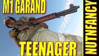 "M1 Garand Teenager" by Nutnfancy