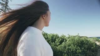 BEAUTIFUL Woman With Wind Blowing Hair - The Highest Quality Stock Footage