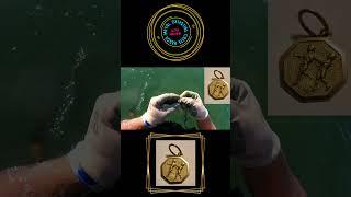 #beachfinds #excalibur2 #minelab #goldpendent #metaldetecting #585 #shallowwaterhunt #greekhunter