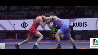 Jeihun Allahverdiev AZE - Levik Mikayelyan ARM freestyle wrestling 61 kg gold  medal match U23