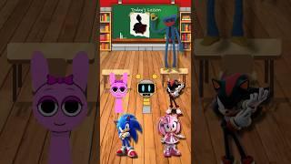 Who Did The Poppy PlayTime 4 Homework Best?  Sprunki vs Sonic vs Shadow