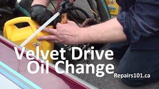 How to Change Transmission Oil in your Malibu Skier's Borg-Warner Velvet Drive Marine Gear