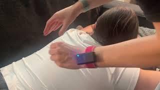ASMR Real Back Massage--Turning Client into a Pizza 