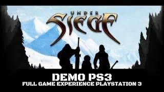 Under Siege Demo PS3 | Full Game Experience PlayStation 3 | VictaTheDragon