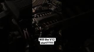 Will it start??? BMW e38 750i #shorts #bmw
