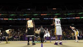 NBA 2K14 Ultimate Base Roster Mod Full Game: 2007 Wizards vs 2007 Lakers - Arenas vs Kobe Duel