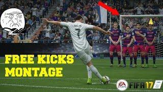 FIFA 17 | FREE KICKS GOAL MONTAGE | FT. VOLLEYS