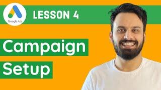 4 - Google Ads Course 2021 [Complete Step By Step Tutorial] - Setup Search campaign