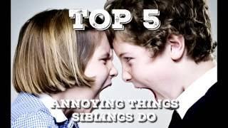 Top 5 Annoying Things Siblings Do - with iJustine and Jenna Ezarik