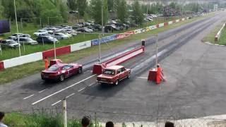 Драг рейсинг: Копейка рвет Камаро /  Drug Racing: Chevrolet Camaro VS VAZ 2101