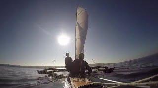 Kaymaran very low wind Mudeford 2015 11 01