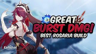 GREAT BURST DAMAGE! Best Rosaria Build - Artifacts, Weapons, Teams & Showcase | Genshin Impact