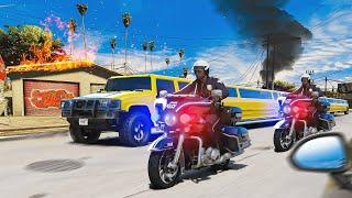 Police Escorting Longest Car in GTA 5 RP!