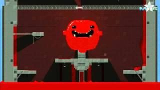 Super Meat Boy Walkthrough - The Hospital - C.H.A.D. Boss Fight