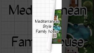 Mediterranean StyleFamilyhouse design. #shorts #youtube #explore #design #villa #floorplan #duplex