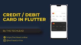 How to Build a Credit/Debit Cards! UI with Flutter - (Beginner) #flutter