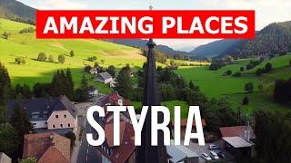 Travel to Styria, Austria | Tourism, vacation, landscapes, sights, tours, overview | Drone 4k video