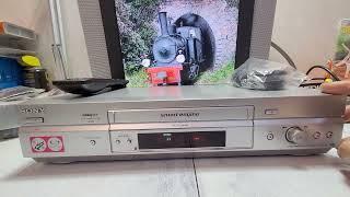 VIDEOREGISTRATORE VHS SONY SLV-SE740 6 TESTINE HI-FI STEREO NUOVO SENZA SCATOLA EX VETRINA NEGOZIO