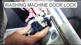 REPAIR DOOR LOCK OF WASHING MACHINE WHIRLPOOL AWE 7516