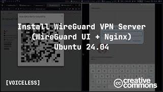 Install WireGuard VPN Server (WireGuard UI + Nginx) Ubuntu 24.04