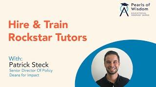 Hire and Train Rockstar Tutors