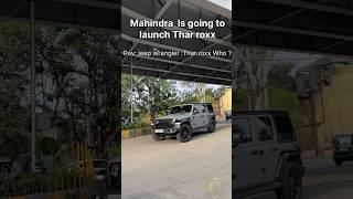 Thar roxx #thar #tharlover #jeep #automobile #trending #shorts #viralvideo #4x4 #fortuner #blackcar