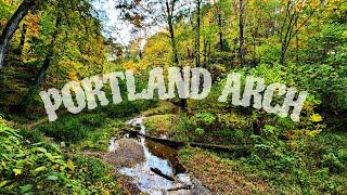 Fall Hike at Portland Arch | Indiana Hidden Gem