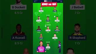 ENG vs WI Dream11 Prediction | England vs West Indies 2nd T20 Today Match Prediction | #shorts