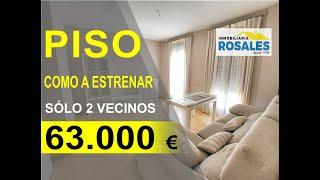 Piso como a estrenar con terraza privada. Sólo 63.000 €.