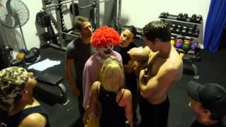 Ronald McDonald hits the GYM!