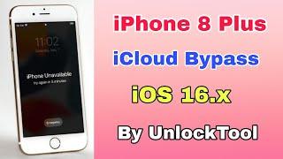 iPhone 8 Plus iCloud Bypass Full Sim By UnlockTool