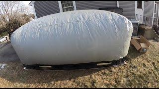 In The Garage Outdoor Car Shield (winter car storage solution) set-up for my Porsche 944