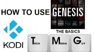 How to use Genesis in Kodi (XBMC) for FREE Movies and TV Shows (The Basics) (2016)