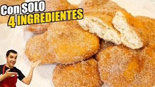 Las TORTAS FRITAS más RICAS y FÁCILES, dulces de pueblo deliciosos