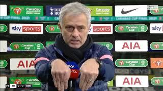 José Mourinho on Bryan Mbeumo Carabao cup semi final