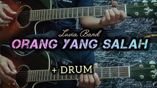 luvia band - orang yang salah | gitar cover + DRUM | instrumen | lirik dan chord gitar