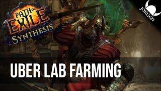 PoE 3.6 Uber Lab Farming - Treasure Chest Loot Splosions