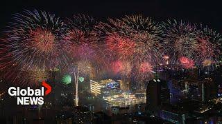 New Year's 2024: Bangkok, Thailand rings in New Year with riverside fireworks