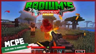 Radium’s Armament Addon (1.21) – MCPE/Bedrock Best Gun Mod •|• #minecraftpe