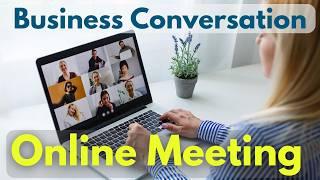 Online Business Meeting Conversations in 70 minutes  | Business English Learning