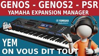 Utilisation du YAMAHA EXPANSION MANAGER avec votre GENOS, GENOS2 ou PSR