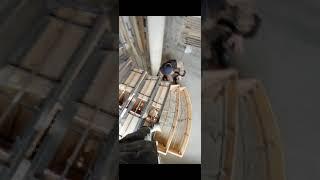 Бетонная Лестница на Центральном  косоуре!Stairs on the Central concrete kosour in two days