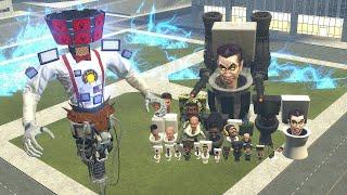 ULTIMATE TV MAN MECHA BOSS VS ALL SKIBIDI TOILET BOSSES In Garry's Mod! Compilation