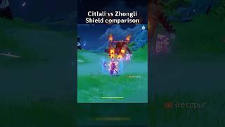 CITLALI VS ZHONGLI SHIELD COMPARISON