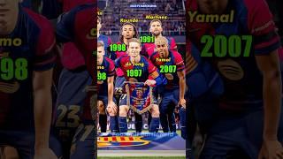 Barcelona squad vs Inter Milan (3-3) Champions League Semi-Final 2025What year of Birth?#ucl