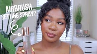 CHARLOTTE TILBURY AIRBRUSH FLAWLESS SETTING SPRAY l REVIEW + WEAR TEST!